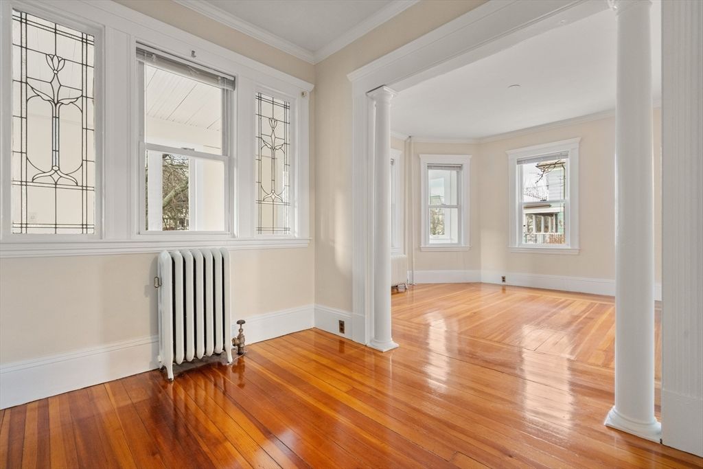 Empty room, Interior, Wood Texture Flooring