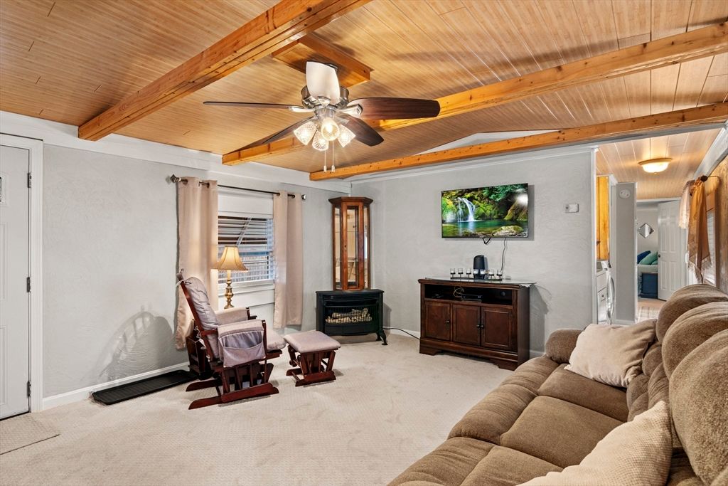 Interior, Living room, Wooden Beams, Wooden Ceilings