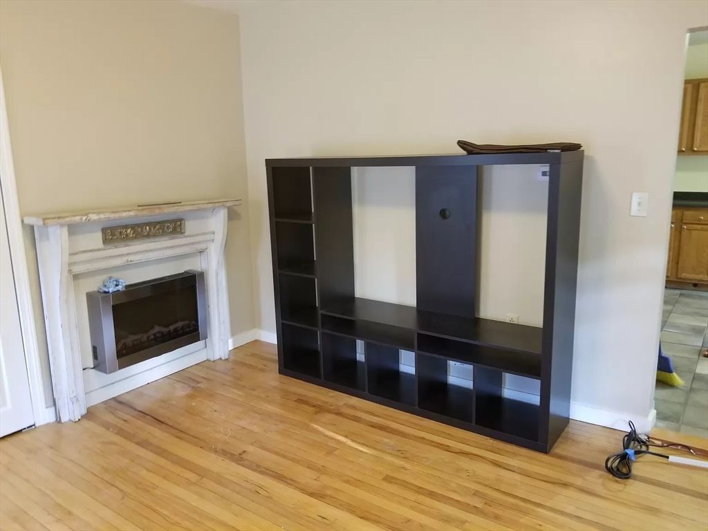 Fireplace, Interior, Wood Texture Flooring