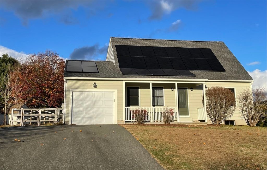 Attached, Exterior, Facade, Solar Panels, Cape Cod