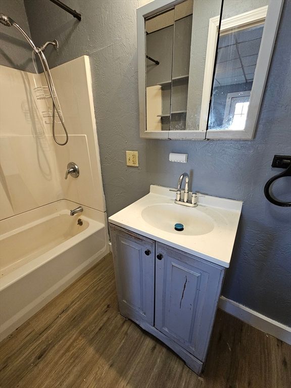 Bathroom, Interior, Wood Texture Flooring