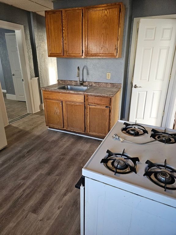 Interior, Kitchen, Wood Texture Flooring