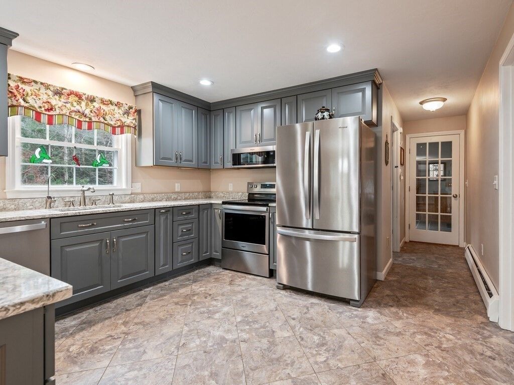 Interior, Kitchen, Recessed Lighting, Stainless Steel Appliances