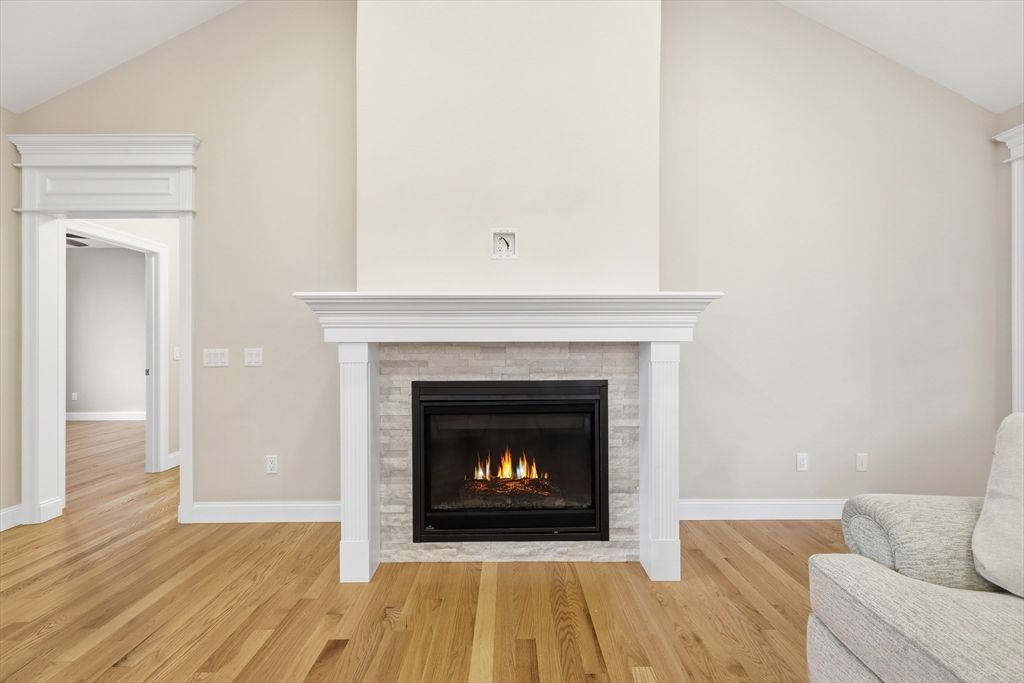 Fireplace, Interior, Wood Texture Flooring