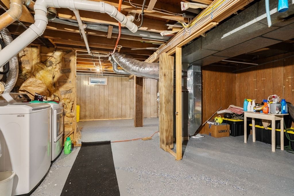 Interior, Washer, Wooden Walls