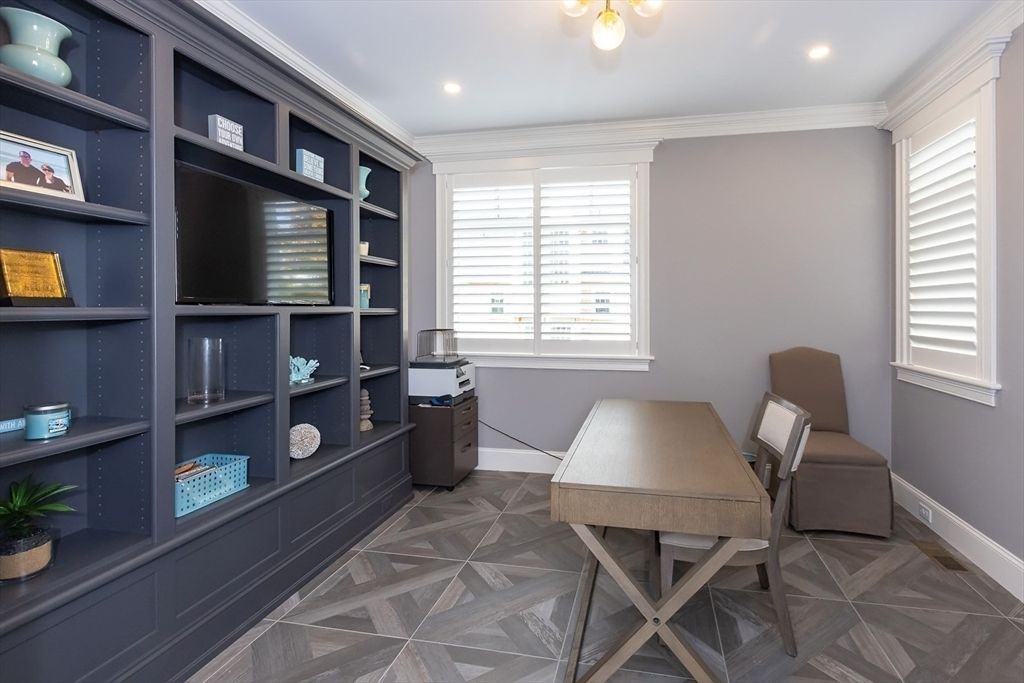 Home Office, Interior, Recessed Lighting