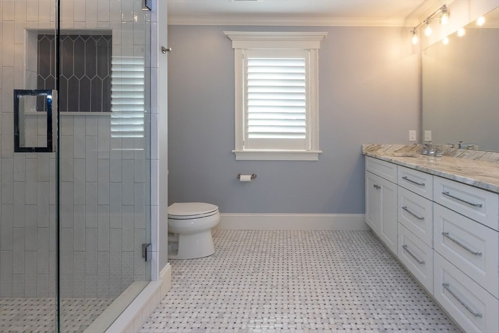 Bathroom, Glass Shower, Interior