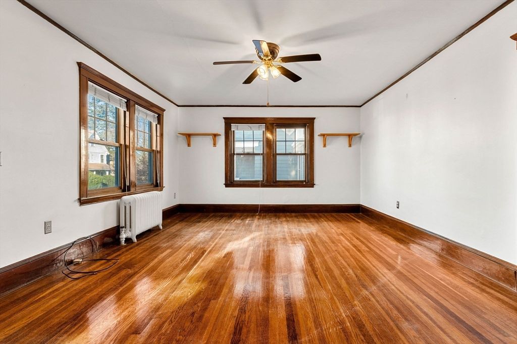 Empty room, Interior, Wood Texture Flooring