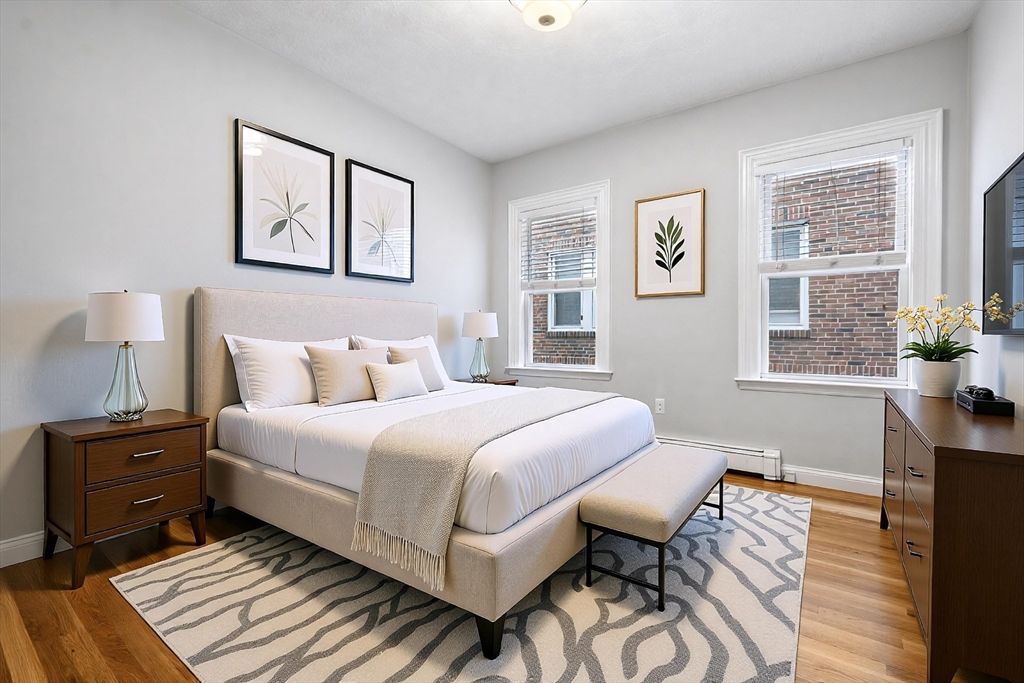 Bedroom, Interior, Wood Texture Flooring