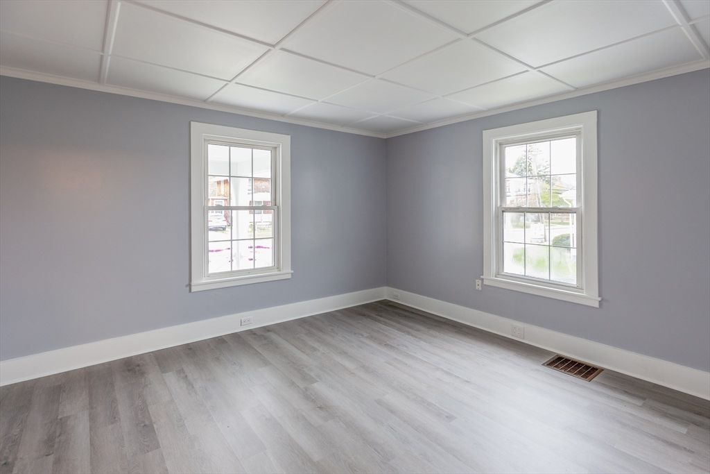 Empty room, Interior, Wood Texture Flooring