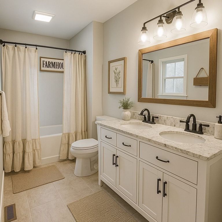 Bathroom, Dual Sink Vanities, Interior