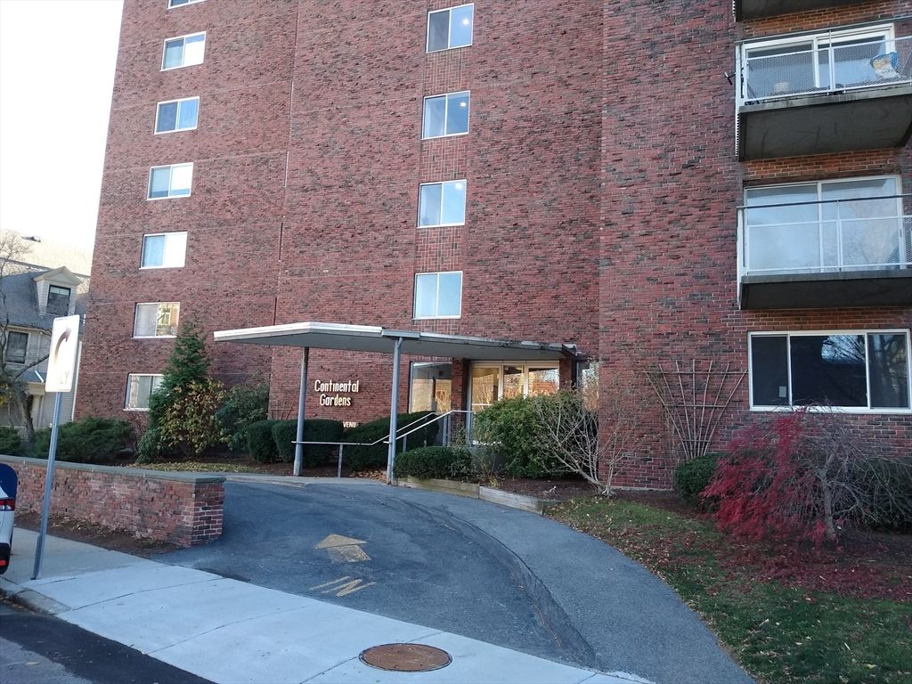 Exterior, Facade, Brick Facade, Condo Building