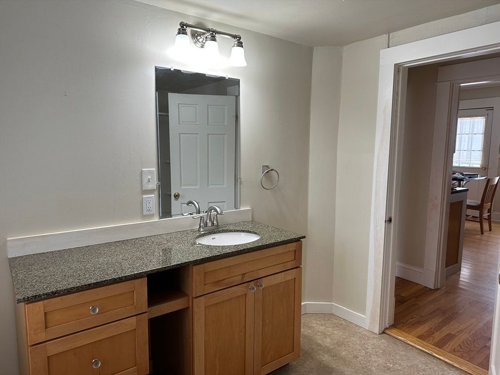 Bathroom, Dual Sink Vanities, Interior, Wood Texture Flooring