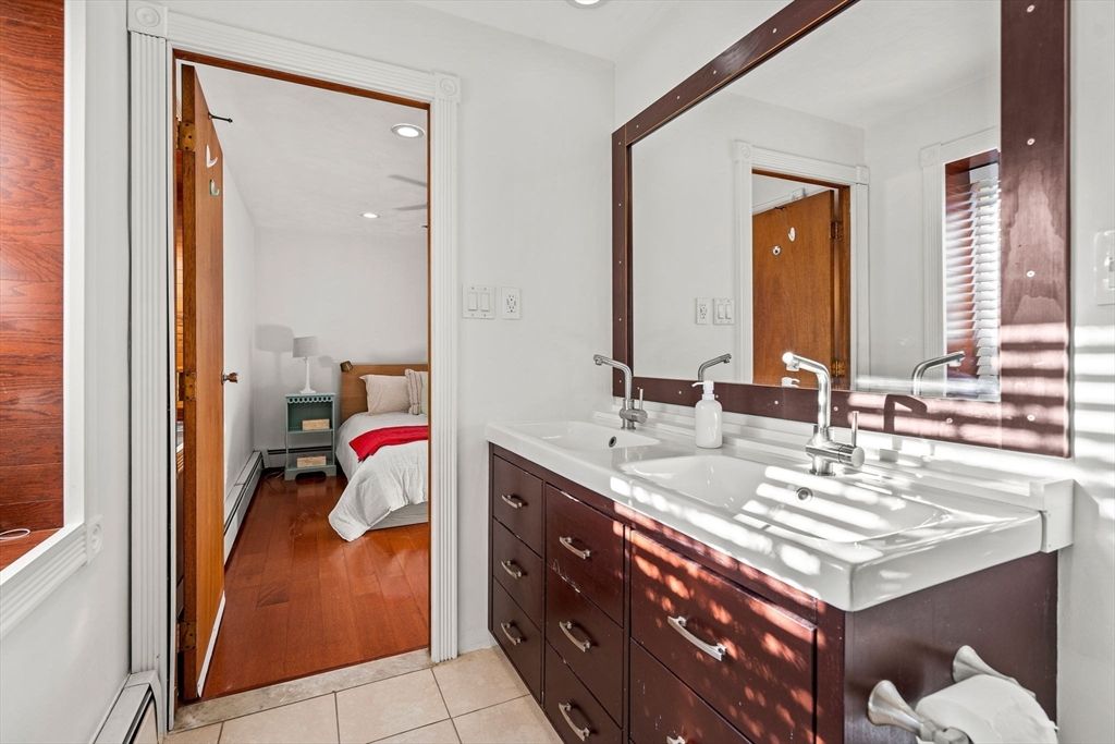 Bathroom, Bedroom, Interior, Recessed Lighting, Wood Texture Flooring