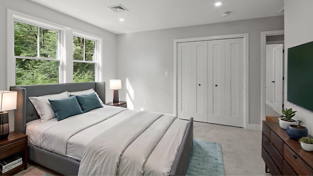 Bedroom, Interior, Recessed Lighting