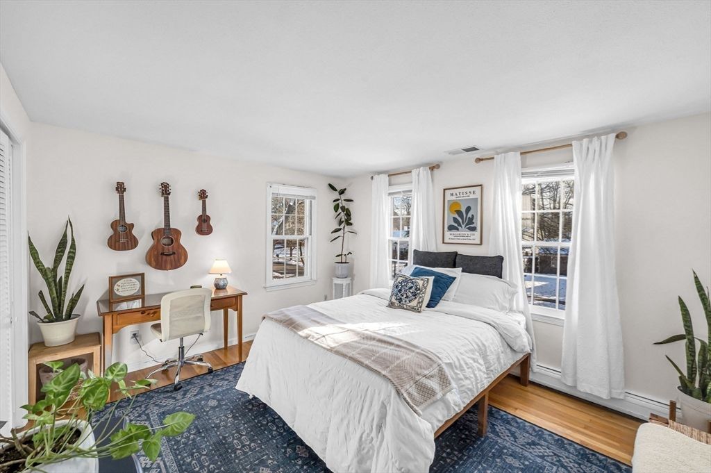 Bedroom, Home Office, Interior, Wood Texture Flooring