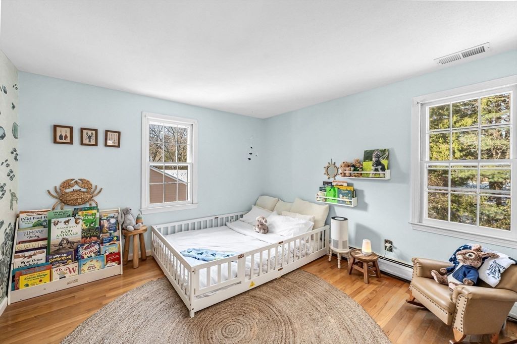Bedroom, Interior, Wood Texture Flooring