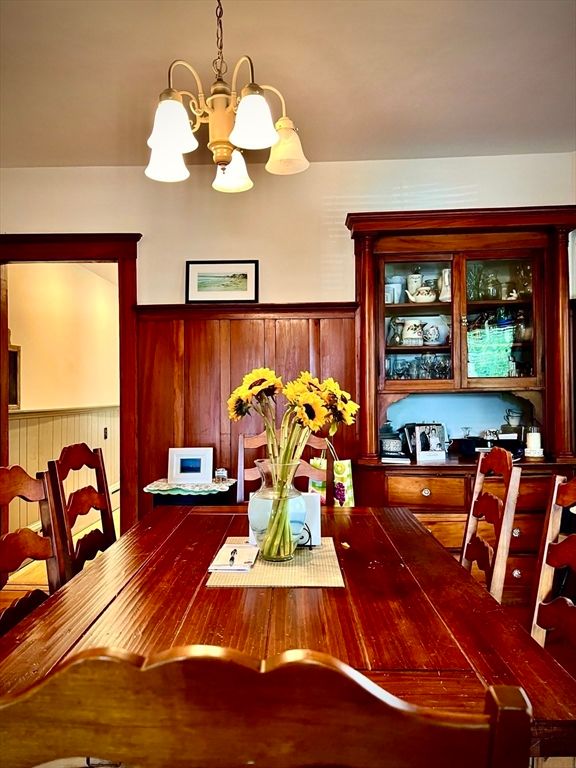 Chandelier, Dining room, Interior