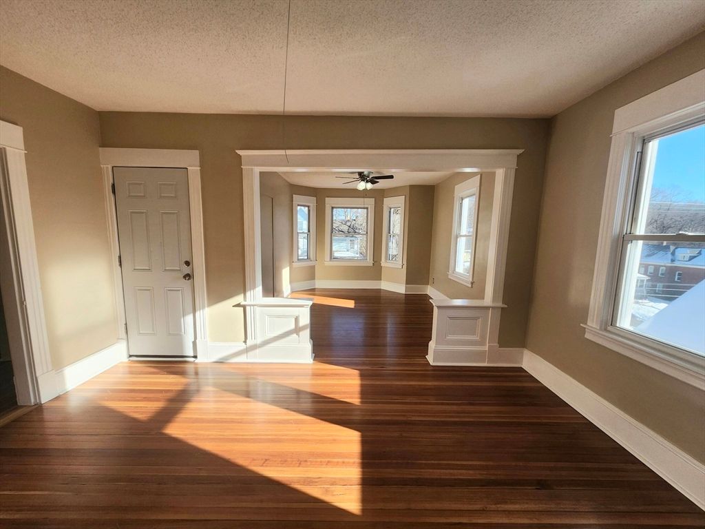 Empty room, Interior, Wood Texture Flooring