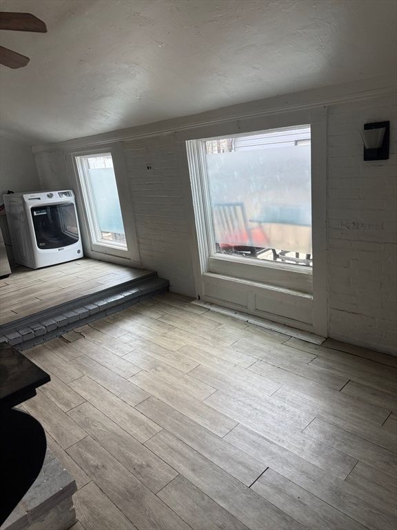 Empty room, Interior, Wood Texture Flooring