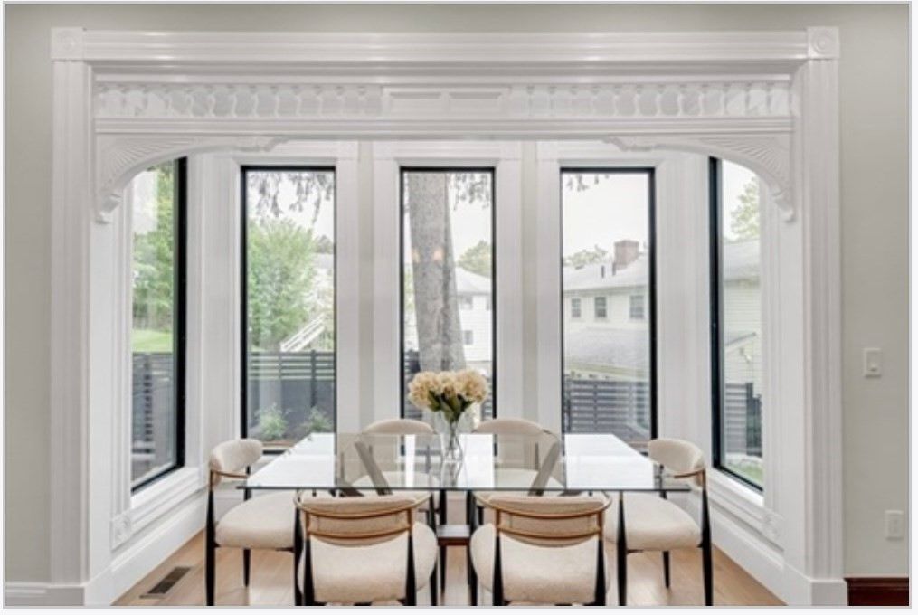 Dining room, Interior, Wood Texture Flooring