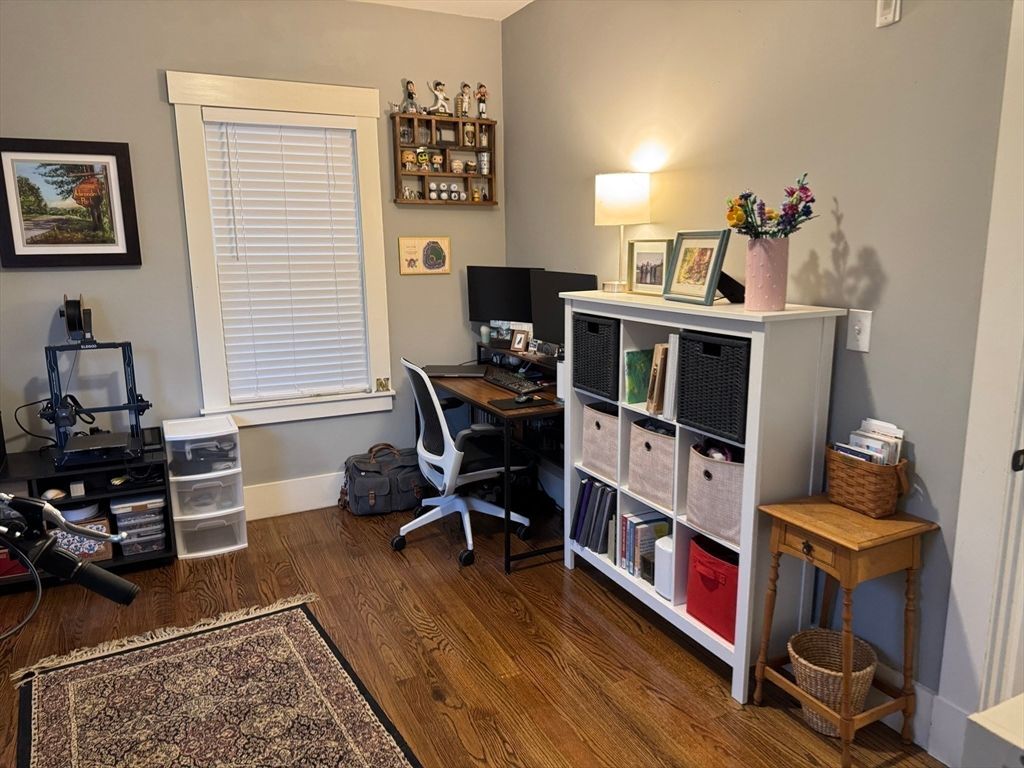 Home Office, Interior, Wood Texture Flooring