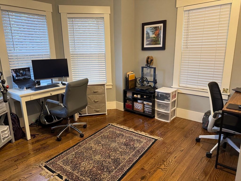Home Office, Interior, Wood Texture Flooring