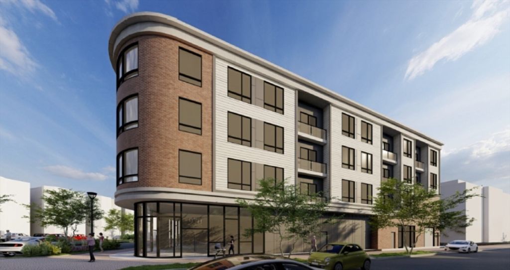 Exterior, Facade, Brick Facade, Condo Building