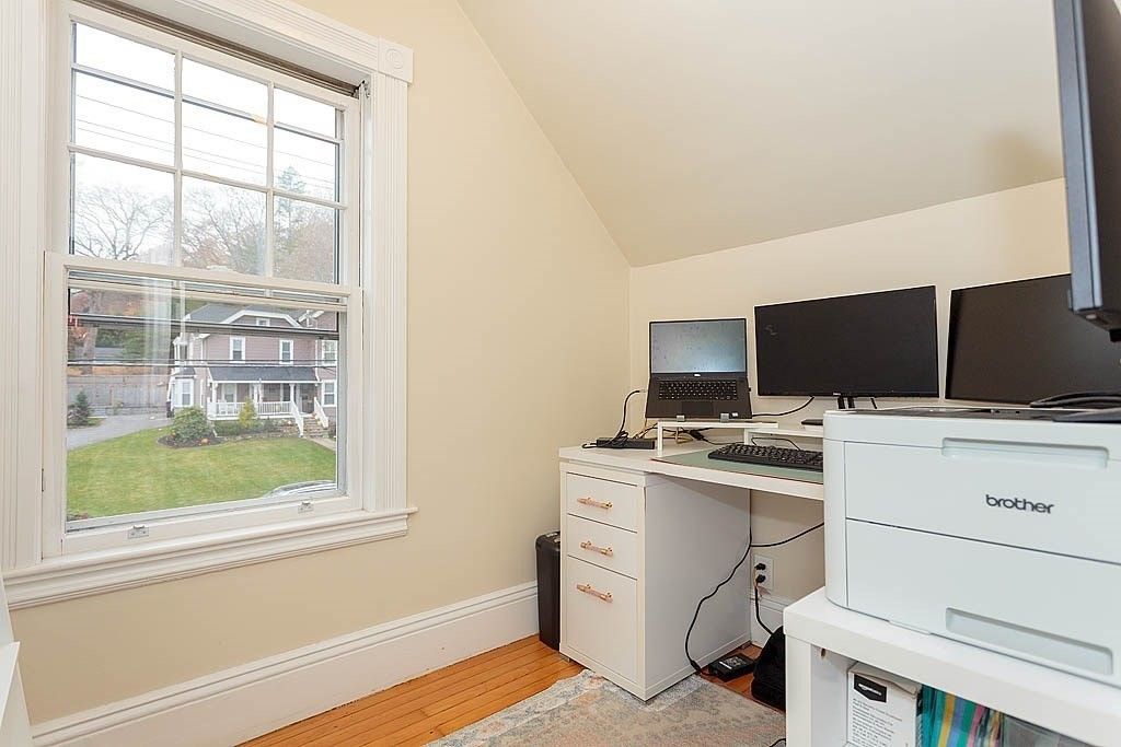 Home Office, Interior, Wood Texture Flooring