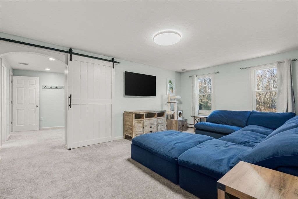 Interior, Living room, Recessed Lighting