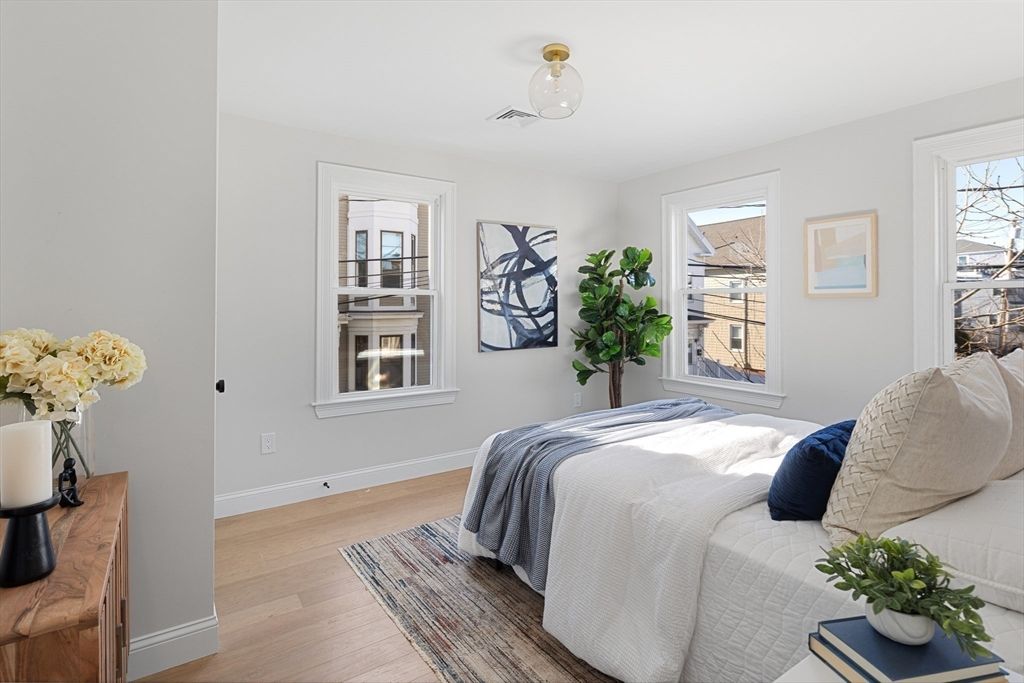 Bedroom, Interior, Wood Texture Flooring