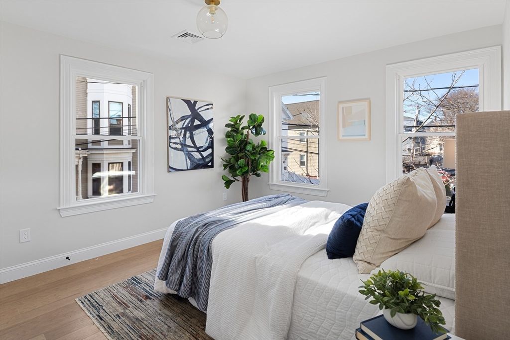 Bedroom, Interior, Wood Texture Flooring