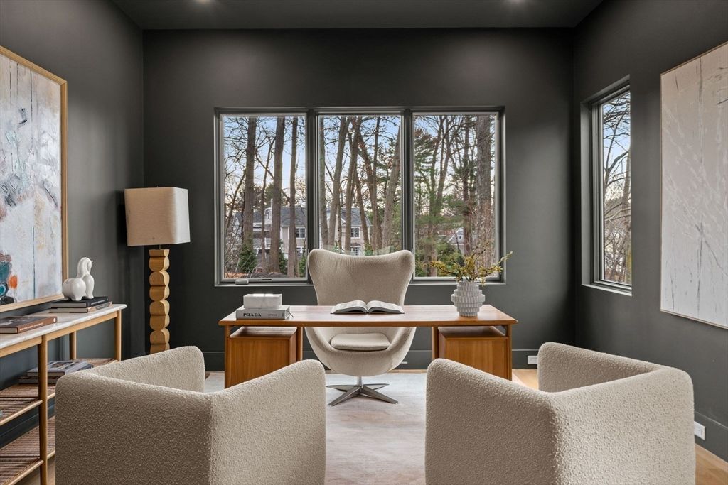 Home Office, Interior, Recessed Lighting