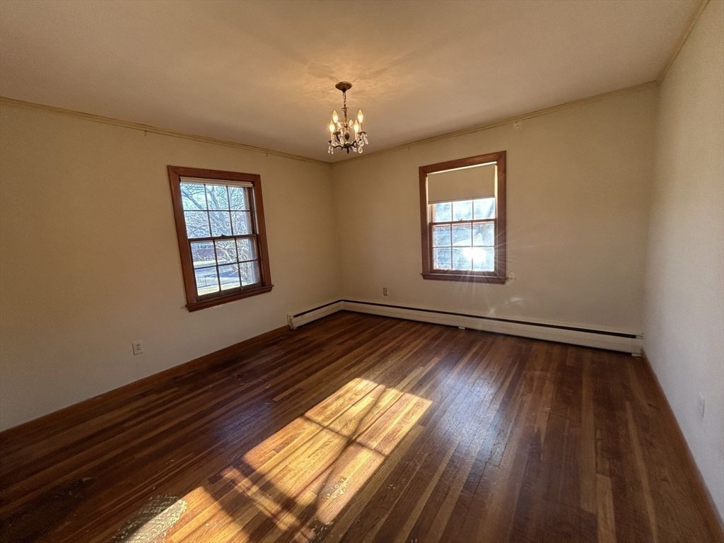 Chandelier, Empty room, Interior, Wood Texture Flooring