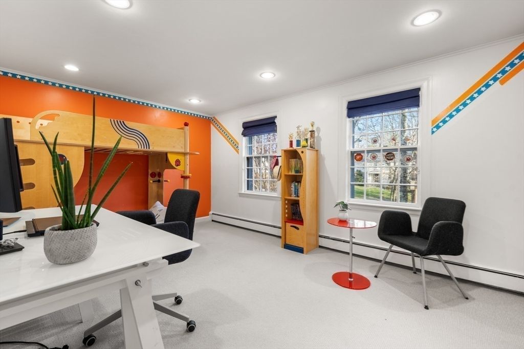 Home Office, Interior, Recessed Lighting