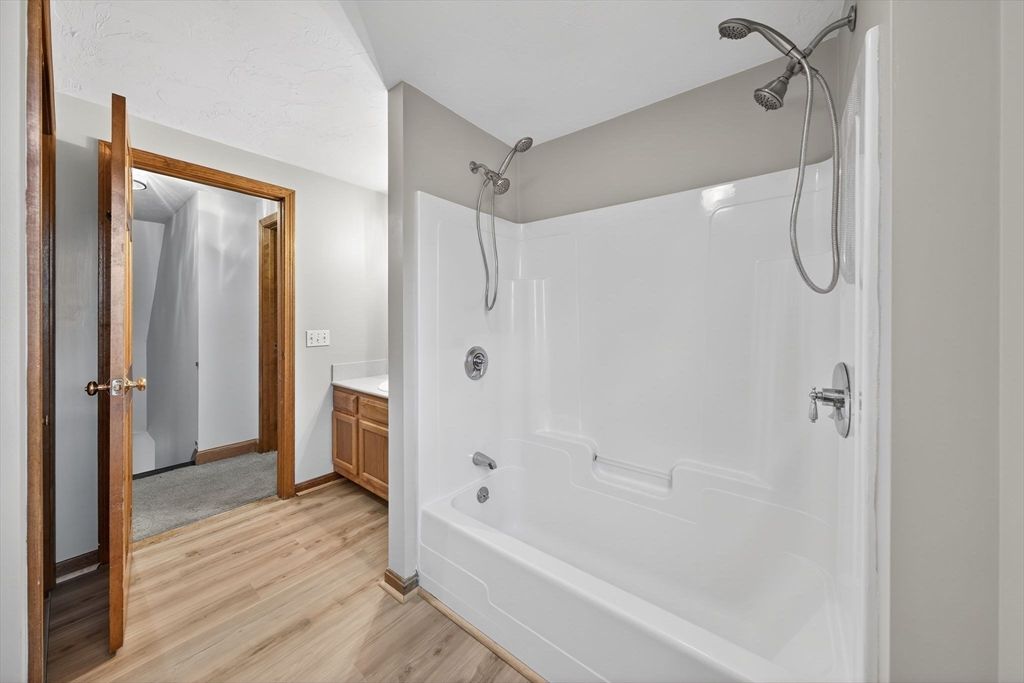 Bathroom, Interior, Wood Texture Flooring