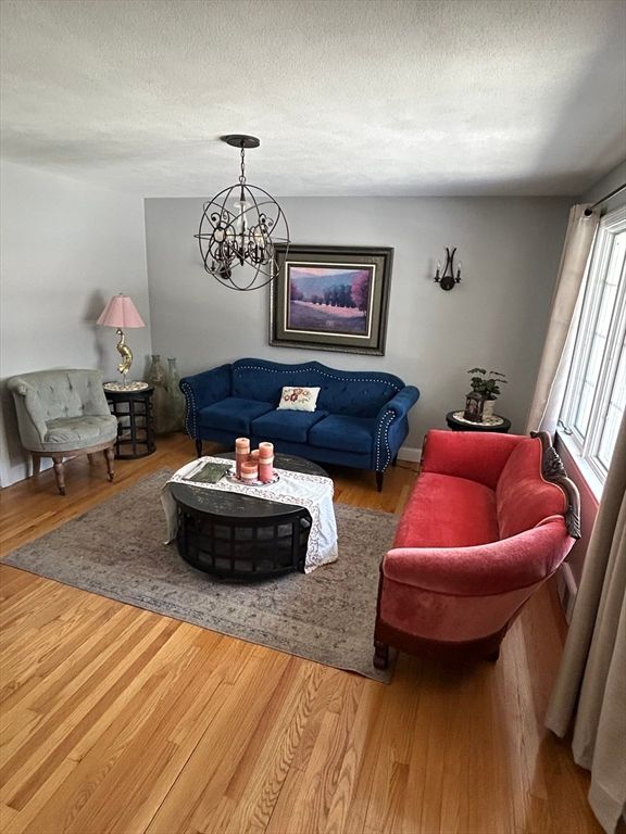 Chandelier, Interior, Living room, Wood Texture Flooring
