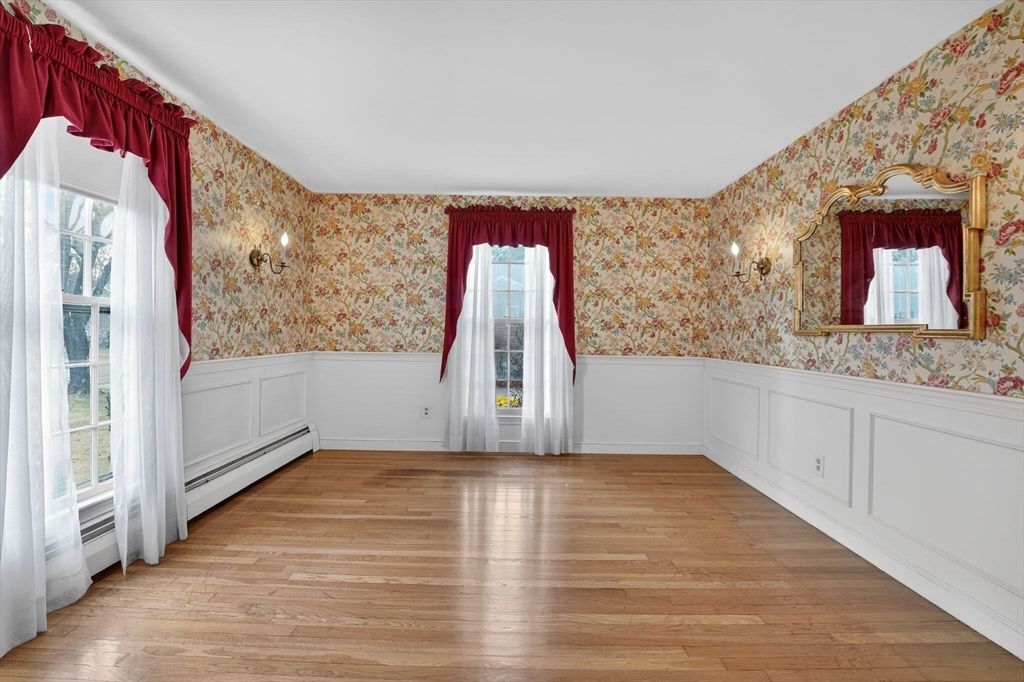 Empty room, Interior, Wood Texture Flooring