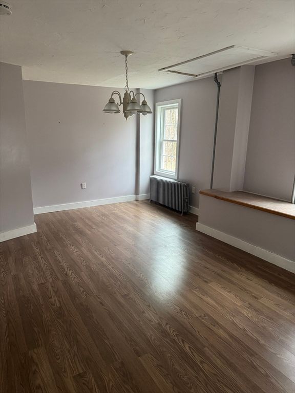 Chandelier, Empty room, Interior, Wood Texture Flooring
