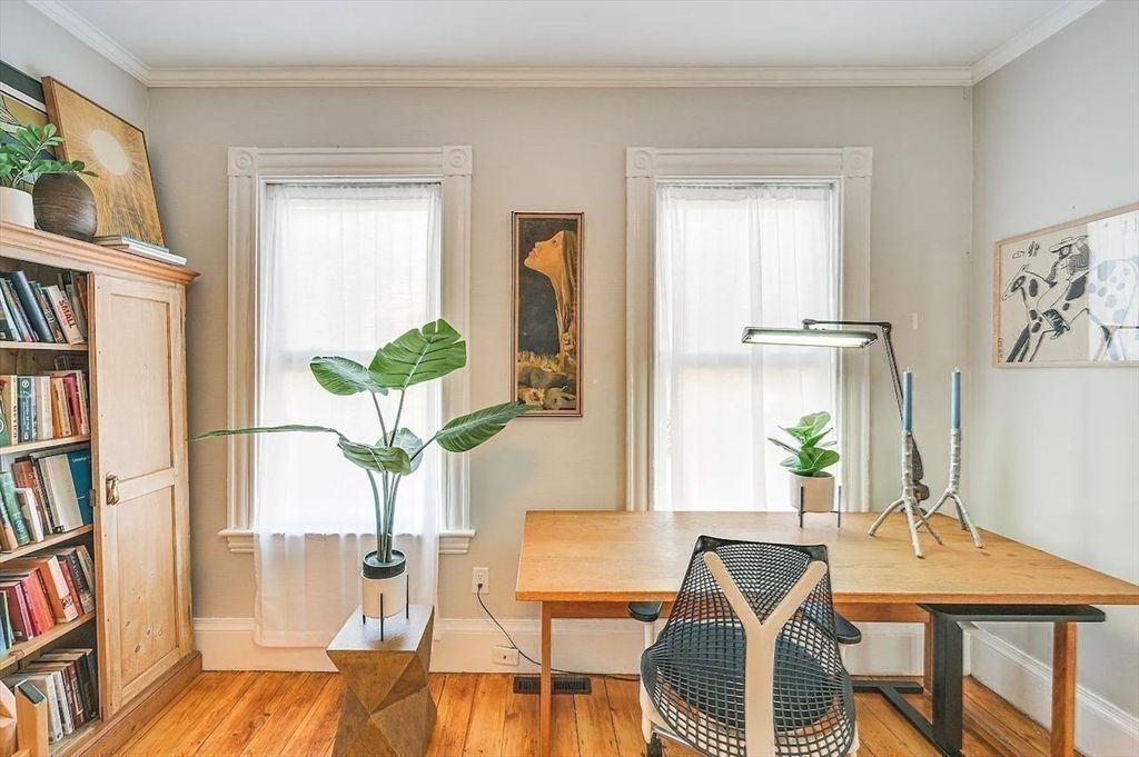 Home Office, Interior, Wood Texture Flooring