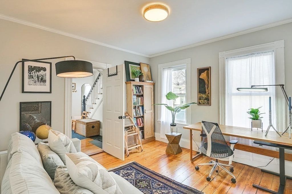 Home Office, Interior, Wood Texture Flooring