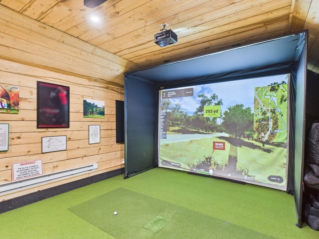 Empty room, Interior, Recessed Lighting, Wooden Ceilings, Wooden Walls