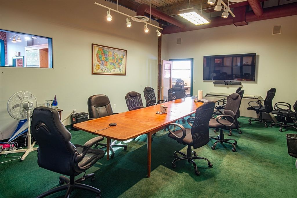 Home Office, Interior, Wooden Beams