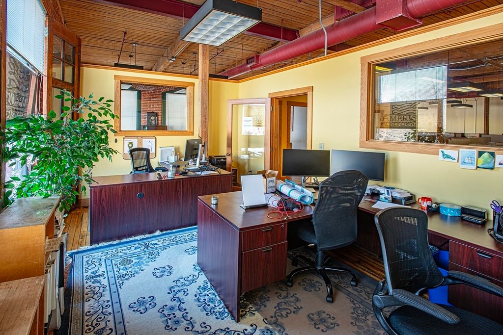 Home Office, Interior, Wooden Ceilings