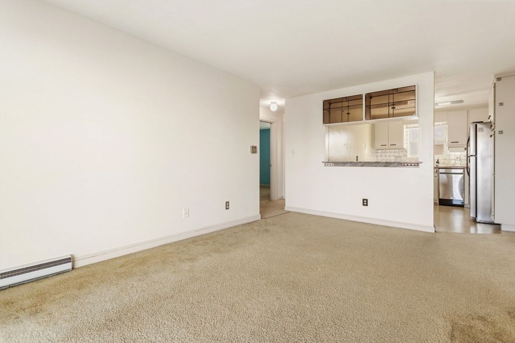 Empty room, Interior, Kitchen, Stainless Steel Appliances