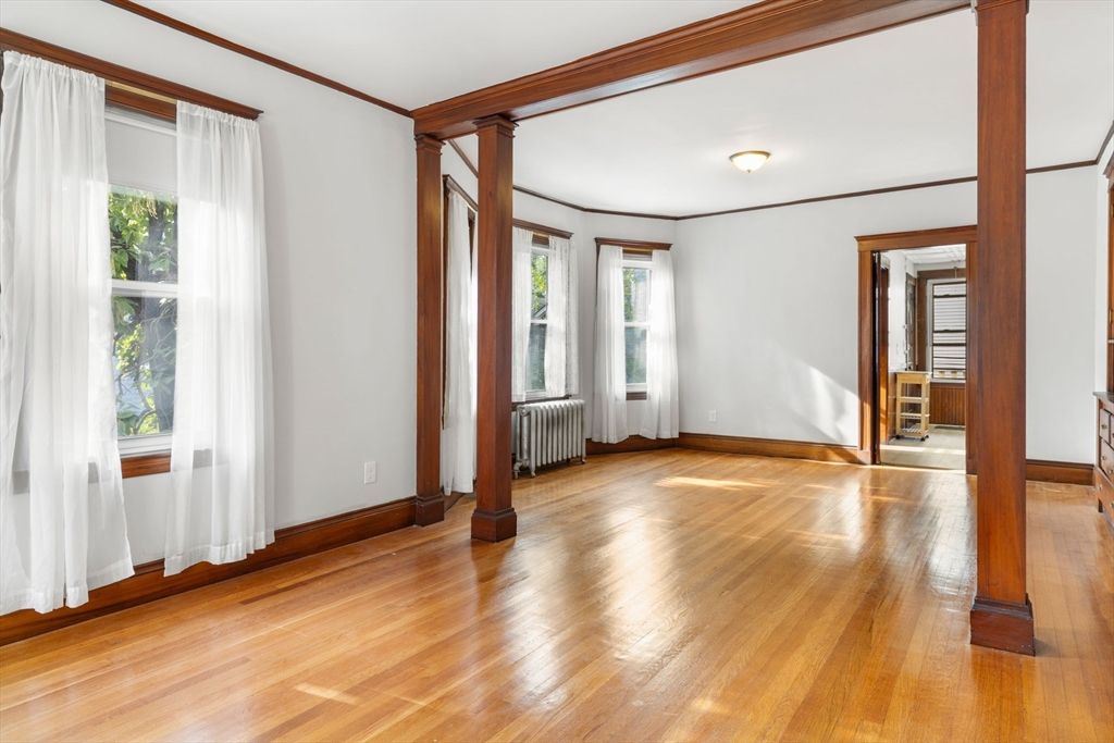 Empty room, Interior, Wood Texture Flooring