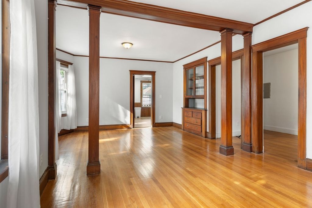 Empty room, Interior, Wood Texture Flooring
