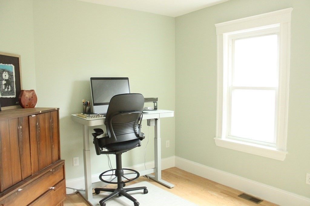 Home Office, Interior, Wood Texture Flooring