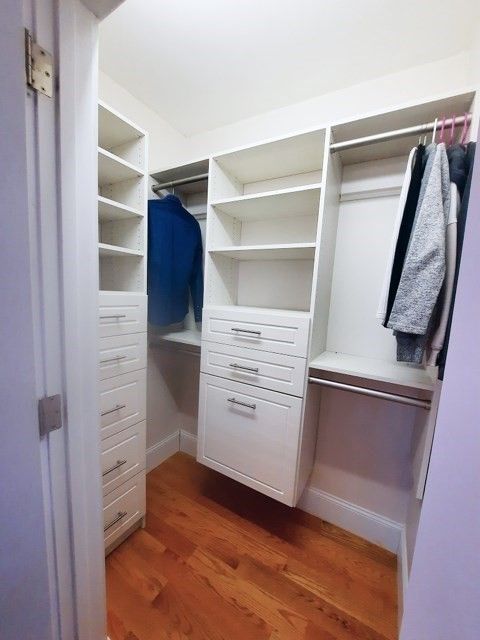Interior, Walk-in Closets, Wood Texture Flooring