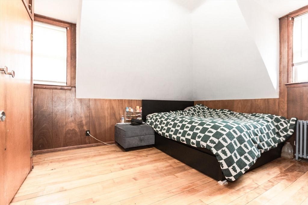 Bedroom, Interior, Wood Texture Flooring, Wooden Walls